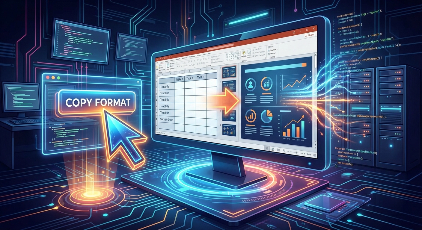 자동 포맷 & 데이터 연동